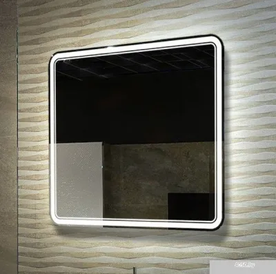 Пекам Зеркало с подсветкой Marta 2 80x60 (с сенсором на зеркале)