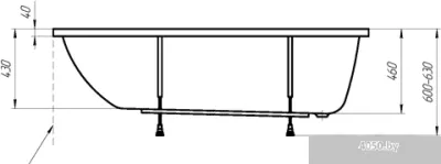 Ванна 1Марка Modern 150x70