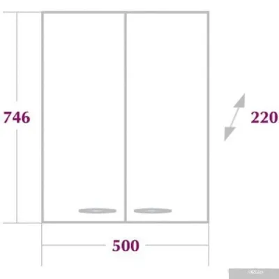 Onika Шкаф Кредо 50 [305001]