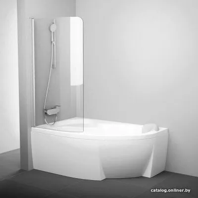 Шторка Ravak Rosa CVSK1 160/170 (серебристый/прозрачное) левая