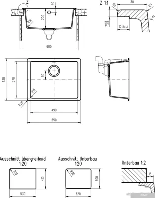 Кухонная мойка TEKA RADEA 490/370 TG Алюминий [40143659]
