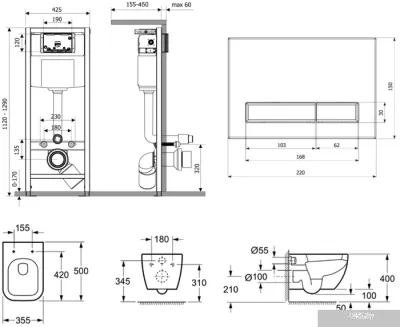 Унитаз Lavinia Boho Relfix One 6 в 1 77050136
