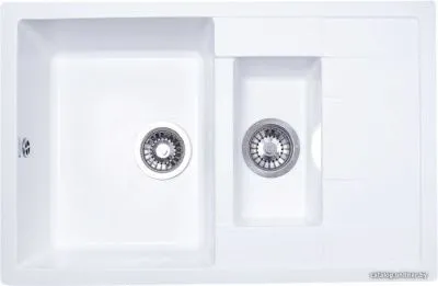 Кухонная мойка GranAlliance G-51 (молоко, без сифона)