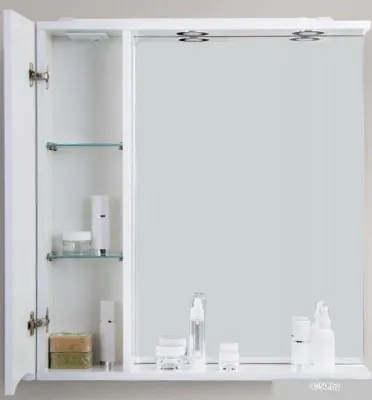 BelBagno Шкаф с зеркалом Marino-SPC-600/750-1A-BL-P-R (bianco lucido)