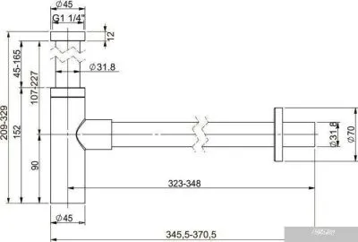 Wellsee Drainage System 182123000 (матовый белый)