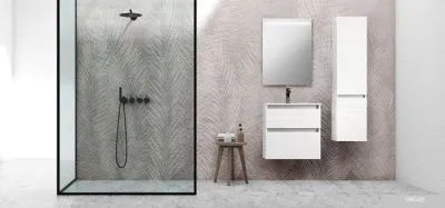 Belux Шкаф для ванной Севилья ПН35 (1 белый глянцевый)