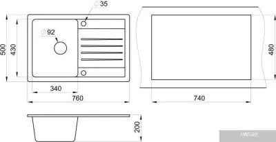 Granula ST-7602 (белый)