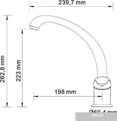 Смеситель Wasserkraft Rossel 2807