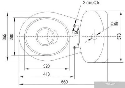 Унитаз Керамин Лидер с однорежимной арматурой и сидением из дюропласта