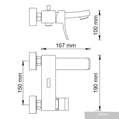 Смеситель Wasserkraft Exter 1601