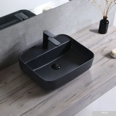 Умывальник Rea Martina (черный матовый)