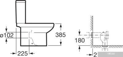 Унитаз Roca Dama Senso [342517000]