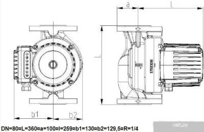 IMP Pumps GHNbasic II 80-120F PN6