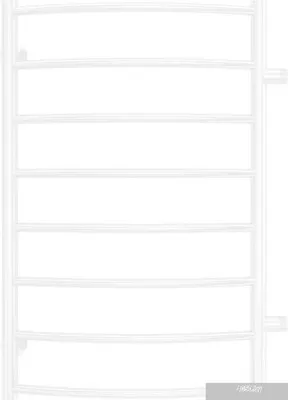 TERMINUS Классик П8 500x800 (с боковым подключением 50, RAL 9003)