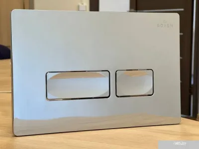 Roxen Cube Bidet One Rimless 6 в 1 StounFix Slim 596716 (кнопка: хром)