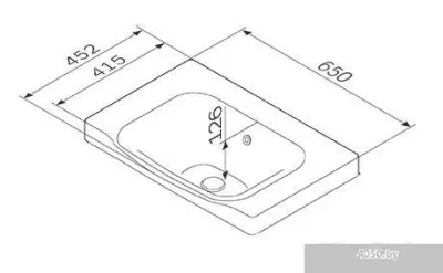 Умывальник AM.PM Like M80WCC0652WG 65x45.2