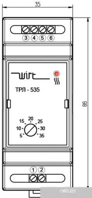 Терморегулятор Wirt ТРЛ-535