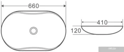 Умывальник BelBagno BB1334