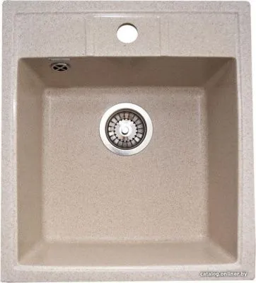 Кухонная мойка GranAlliance G-20 (бежевый, без сифона)