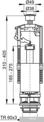 Alcaplast A2000-CHROM-BL-01