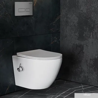 Roxen Antares Bidet в комплекте с инсталляцией StounFix Slim 6 в 1 959767 (кнопка: хром матовый)