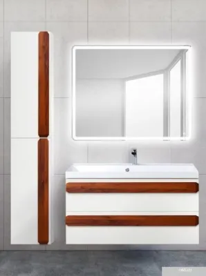 BelBagno Шкаф-пенал Aurora-1600-2A-SC-BO-P-R (правый, bianco opaco)