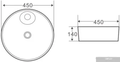 Умывальник BelBagno BB1306