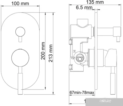 Смеситель Wasserkraft Main 4141