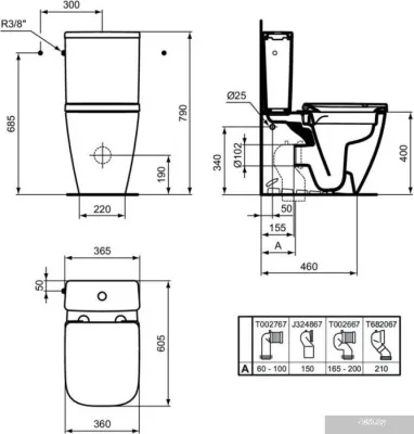 Ideal Standard I.Life S T500001+T473501+T532901