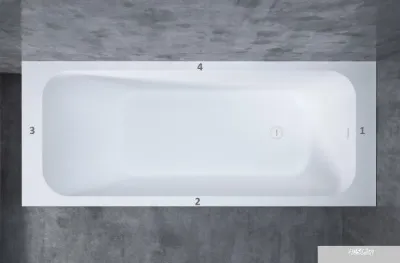 Ванна Salini Orlando Kit 180x70 102112G (S-Sense, глянцевый)