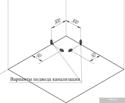 Душевой поддон Radomir 122x84 1-11-0-2-0-012