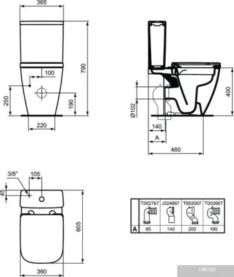 Ideal Standard I.life S T459601+T473501+T532901