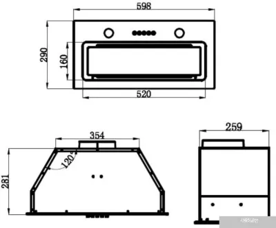 MAUNFELD Trapeze 602IG (белый)