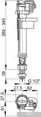 Alcaplast A18-1/2 BL-01