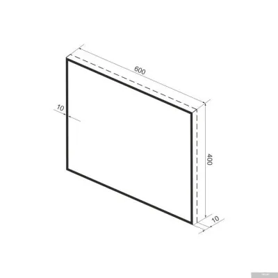 Wellsee Зеркало 7 Rays' Spectrum 172200470, 60 х 40 см