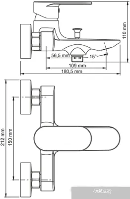Смеситель Wasserkraft Elbe 7401