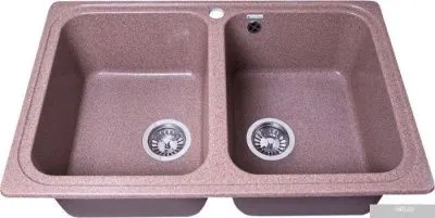 Кухонная мойка GranAlliance G-53 (терракот, без сифона)