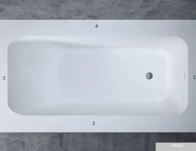 Ванна Salini Orlando Vasta Kit 190x100 102114G (S-Sense, глянцевый)