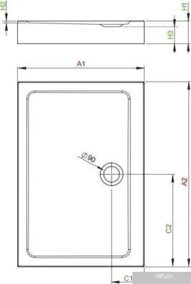 Душевой поддон Radaway Doros D Compact 120x90 [SDRD1290-05]