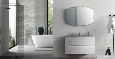 Belux Тумба под умывальник Бари НП 90-02 (1 белый глянец)