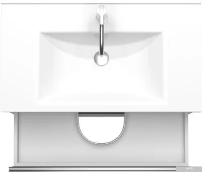 ЗОВ Тумба под умывальник Парма 60 P60LA0MWMC1A (аттик/белый матовый/алюминий)