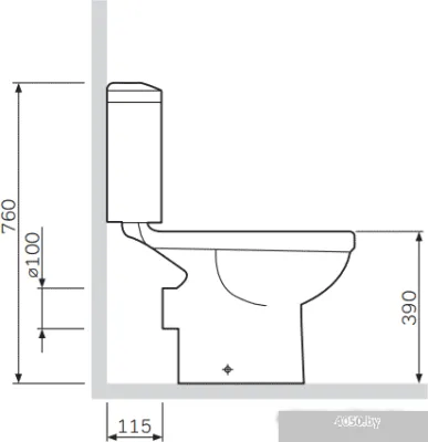 Унитаз AM.PM Joy [C858607SC]