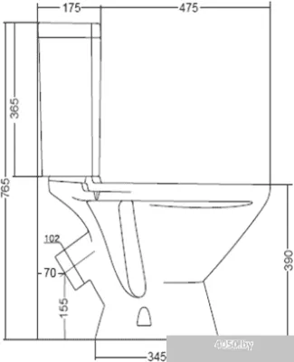 Унитаз Santek Лига [WH302141]