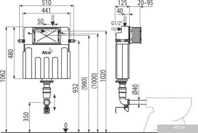 Alcaplast AM112 Basicmodul