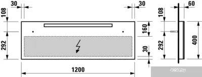 Laufen Ilbagnoalessi One Зеркало (4484310972001)