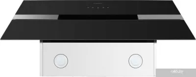 MAUNFELD Mersey 90 (нержавеющая сталь\черное стекло)