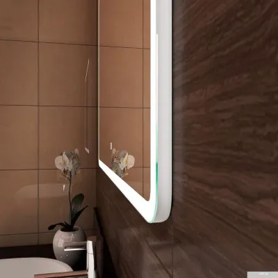 Континент Зеркало Demure Led 80x60 (с бесконтактным сенсором)