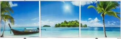 Экран под ванну Comfort Alumin Пляж 3D 1.7