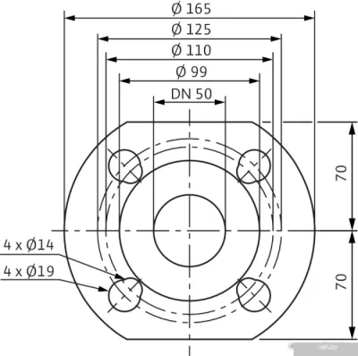 Насос Wilo TOP-Z 50/7 (3~400 V, PN 6/10, RG)