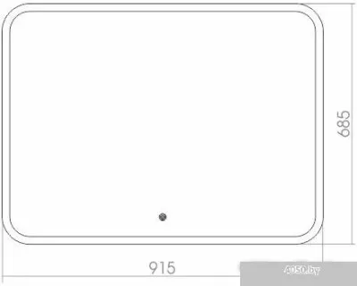 Silver Mirrors Зеркало Стив 91.5х68.5 ФР-00000843